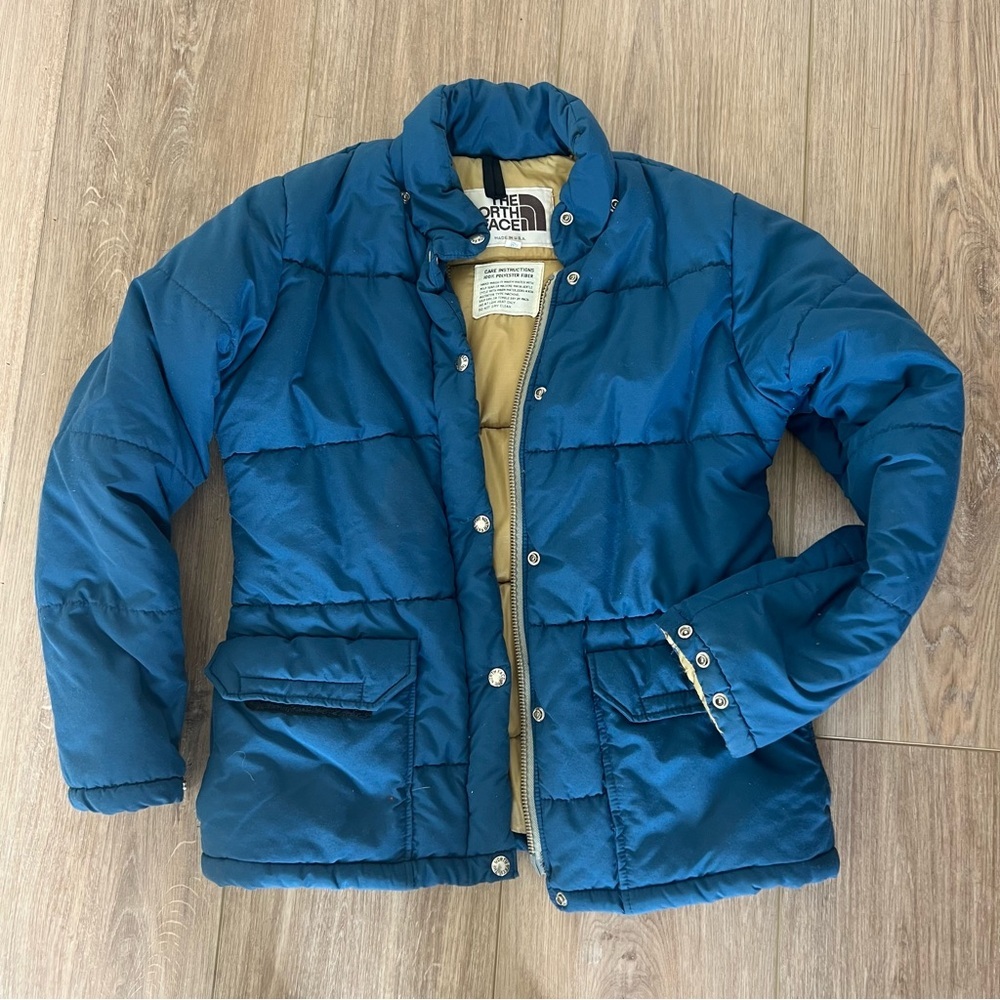 The North Face Blue Puffer Jacket